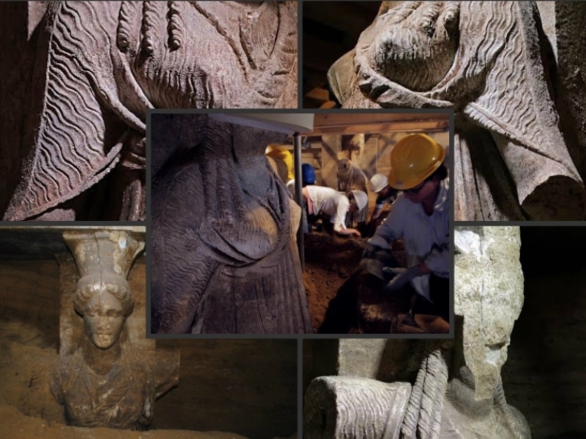 Αμφίπολη: Μία ανάσα από τον 3ο θάλαμο του γιγαντιαίου τάφου – Βρέθηκαν κομμάτια της “ακρωτηριασμένης” Καρυάτιδας – Τι κίνηση έκαναν με τα χέρια τους