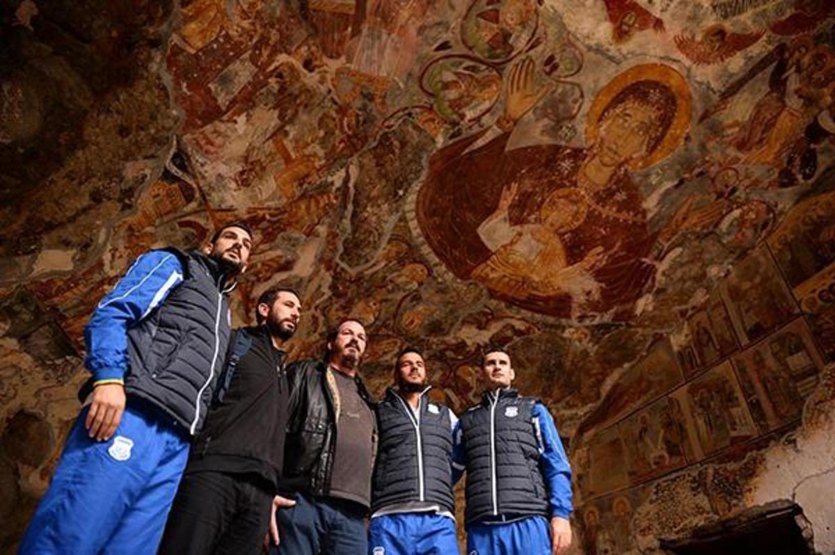 Στην Τραπεζούντα και στη Σουμελά Κύπριοι ποδοσφαιριστές – Φωτογραφίες