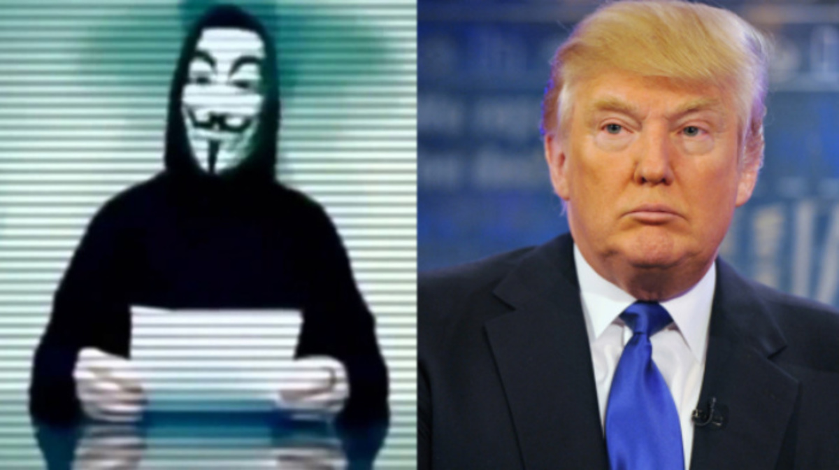 Οι Anonymous “έριξαν” το site του Donald Trump