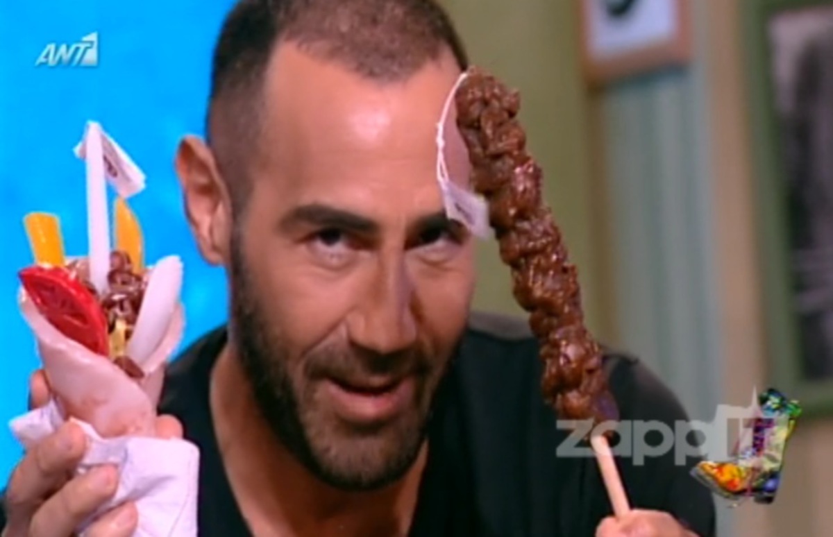 Ο Αντώνης Κανάκης εξήγησε στους Αθηναίους τη διαφορά ανάμεσα σε σουβλάκι και καλαμάκι!