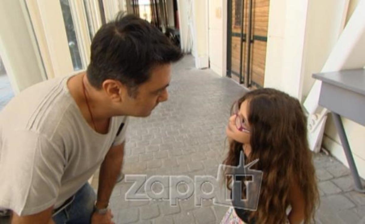 Το ξεκαρδιστικό στιγμιότυπο της Άντριας με τον Γιώργο Θεοφάνους