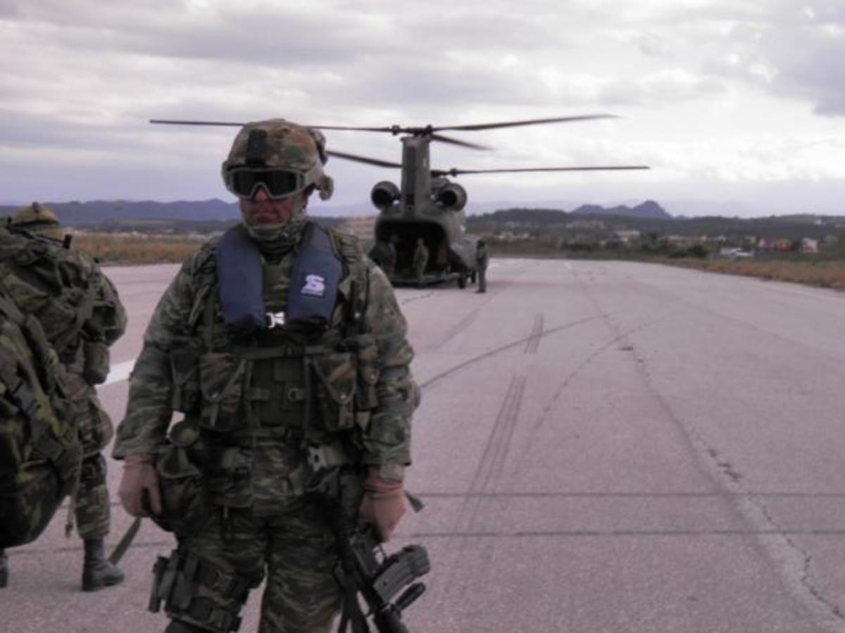 “Αερο-απόβαση” στη Μεγίστη – ΦΩΤΟ