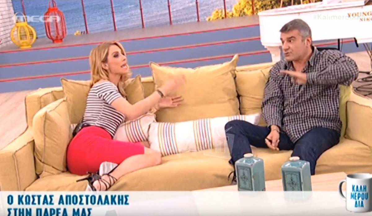 Έξω φρενών ο Αποστολάκης! Έβριζε και διέκοψαν για βίντεο!