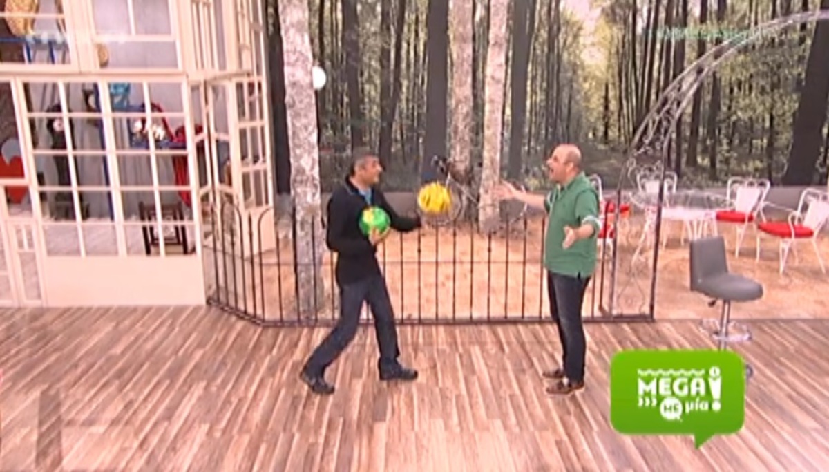 Ο Κώστας Αποστολάκης φανερά αδυνατισμένος…