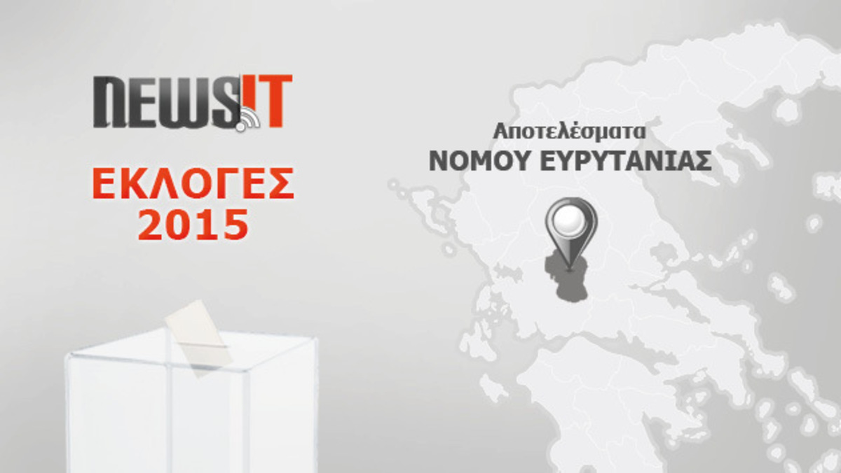Αποτελέσματα Εκλογών 2015: Νομός Ευρυτανίας
