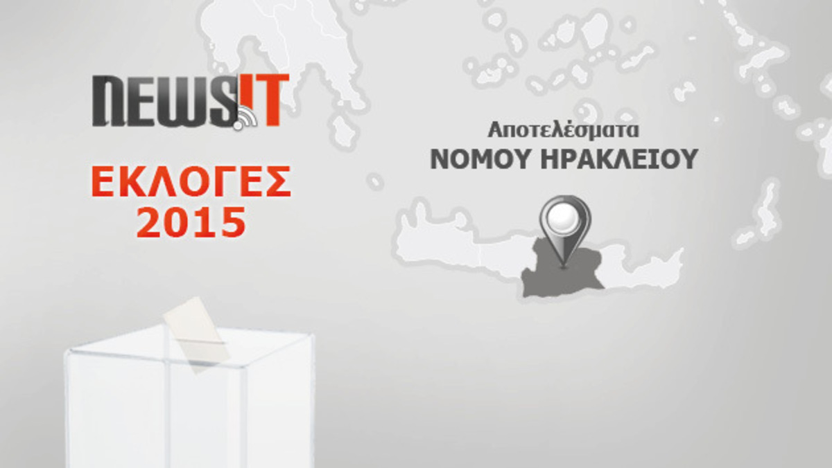 Αποτελέσματα Εκλογών 2015: Νομός Ηρακλείου