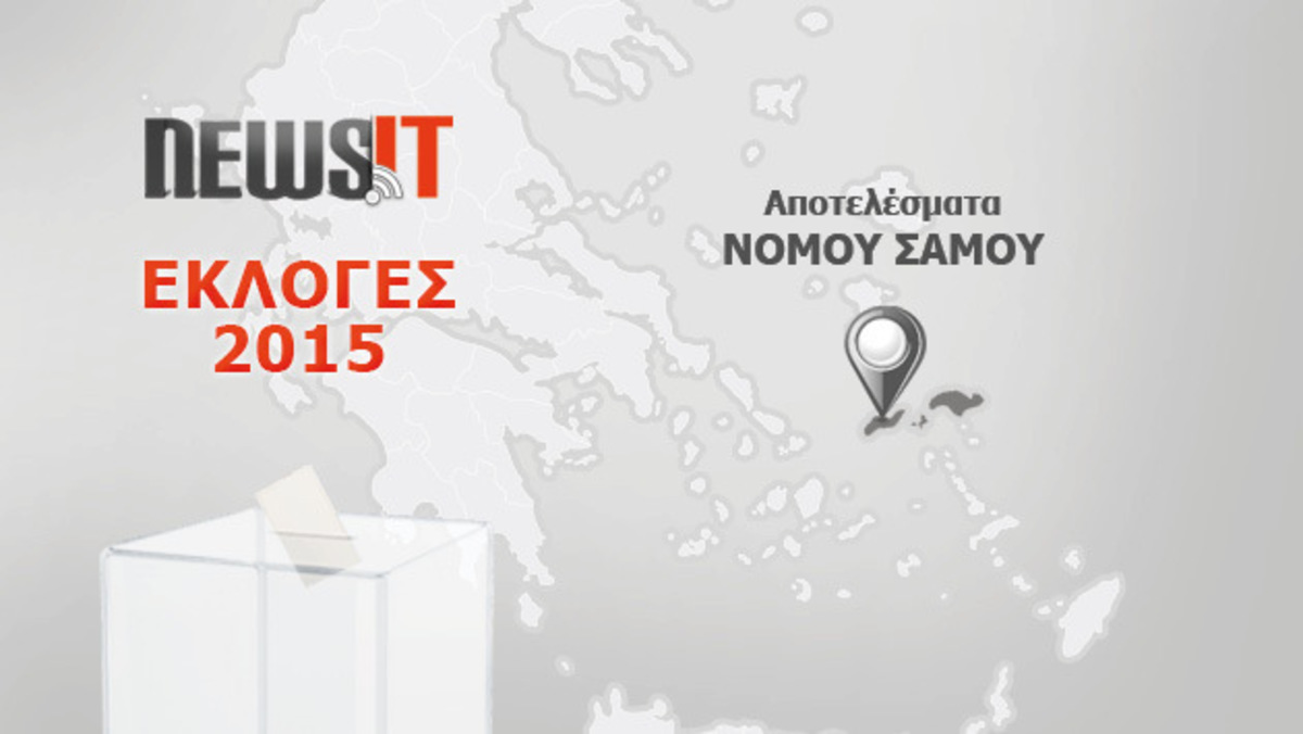 Αποτελέσματα εκλογών 2015: Νομός Σάμου