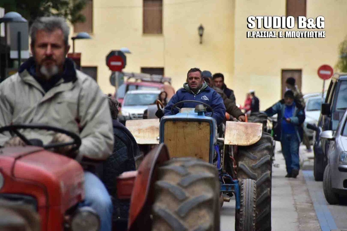 Απεργία: Συλλαλητήριο με… τρακτέρ στο Άργος [pics]