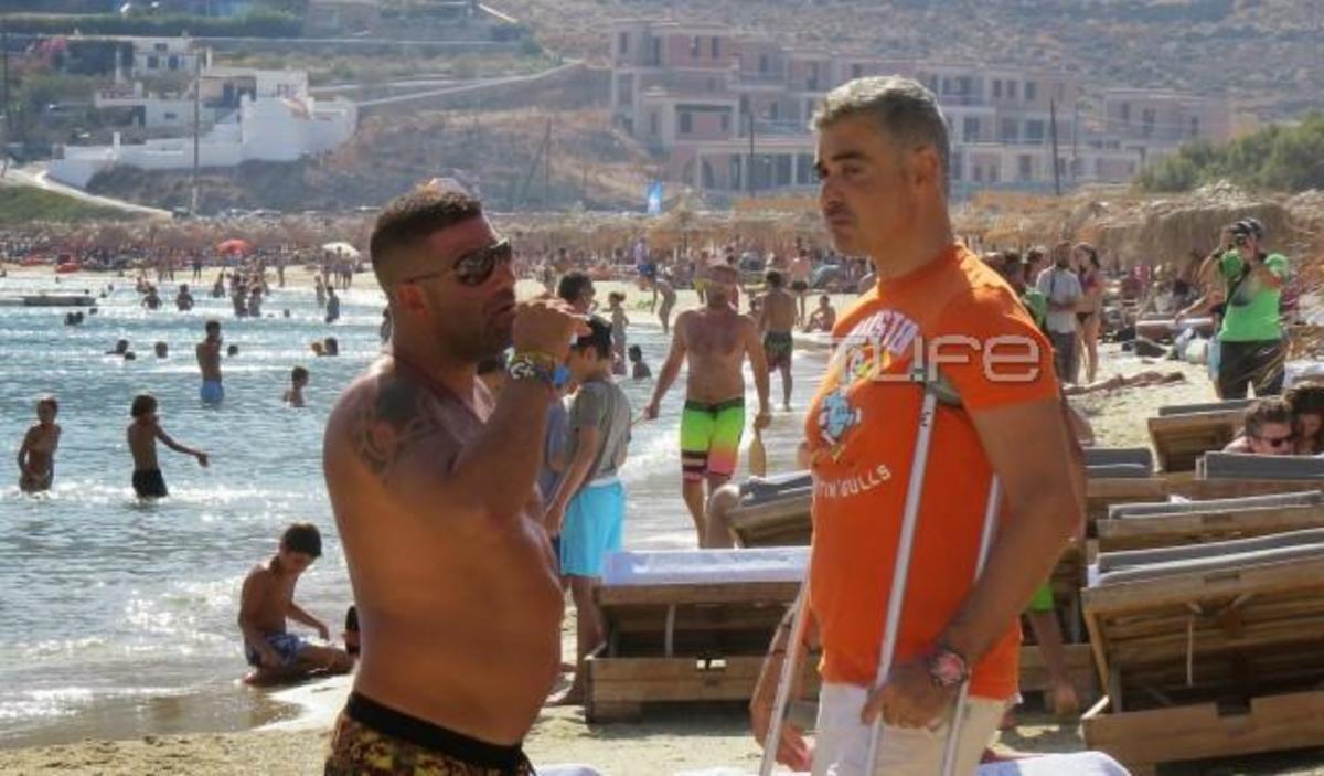Άρης Σπηλιωτόπουλος: Επιστροφή στη Μύκονο μετά το χειρουργείο! Φωτογραφίες