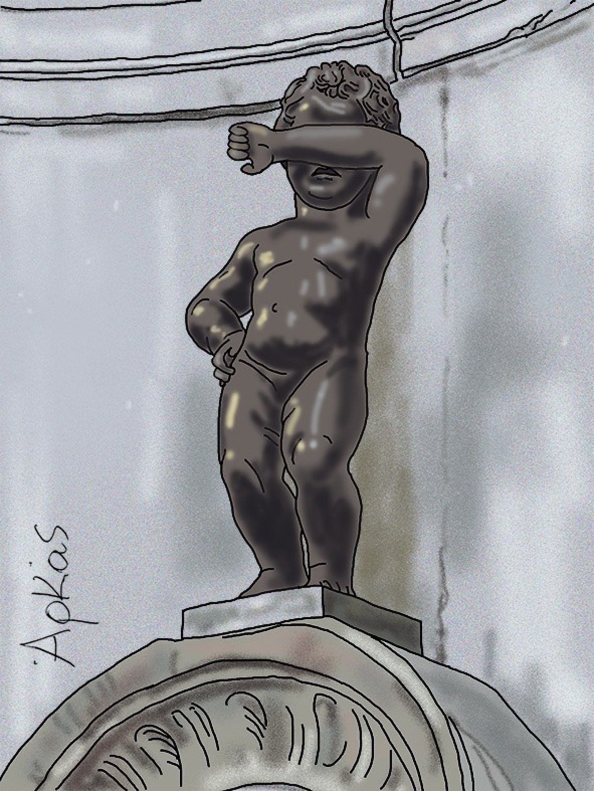 Βρυξέλλες: Το συγκινητικό σκίτσο του Αρκά μετά το τρομοκρατικό χτύπημα