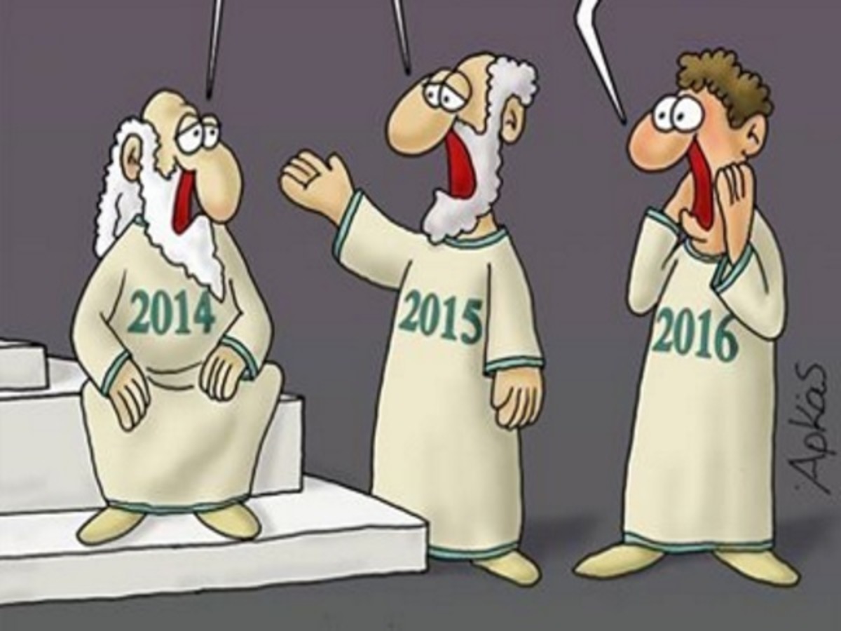 Χριστούγεννα 2015: Ο Αρκάς ετοιμάζεται για το 2016 με αυτό το σκίτσο!