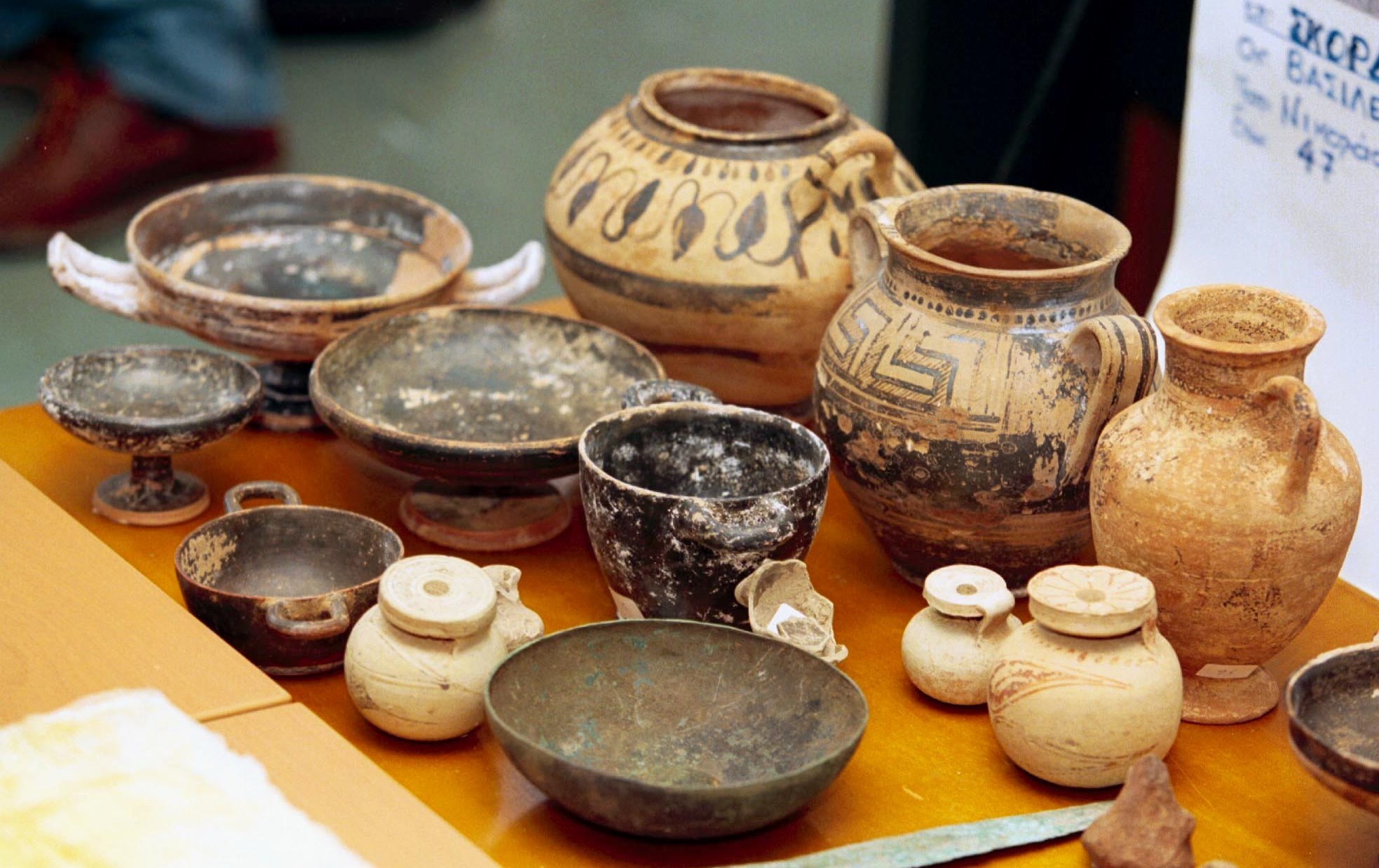 Τα αρχαία θα αποσταλούν στην αρμόδια Εφορία Αρχαιοτήτων - (φωτό αρχείου Eurokinissi)