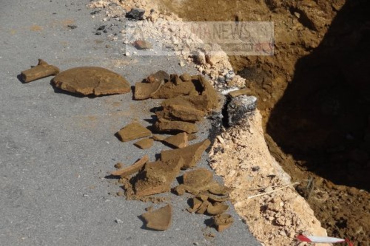 Ηράκλειο: Έσκαψαν για σχολείο και βρήκαν αρχαία (ΦΩΤΟ)