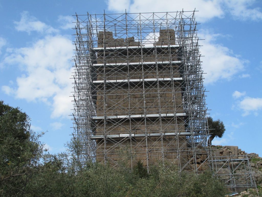 Αποκατάσταση και στον δεύτερο πύργο του φρουρίου των Αιγοσθένων