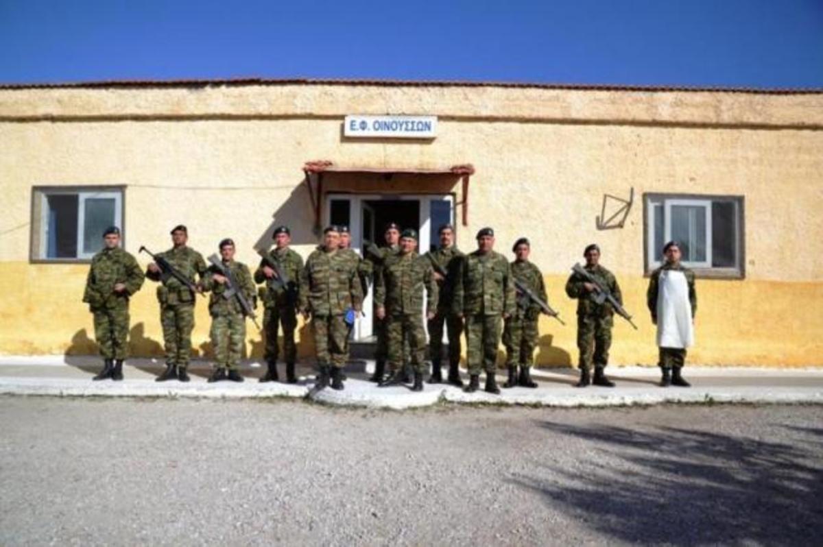 Ο Διοικητής των “Φρουρών του Αιγαίου” σε Παναγιά, Οινούσσες, Ψαρά [pics]