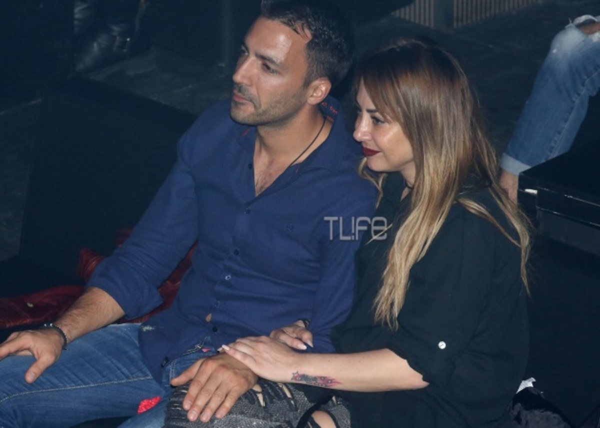 Μελίνα Ασλανίδου – Βασίλης Μουντάκης: Τρυφερές στιγμές σε βραδινή έξοδο [pics]