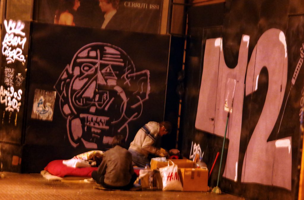 To νυχτερινό καταφύγιο για τους αστέγους της Αθήνας