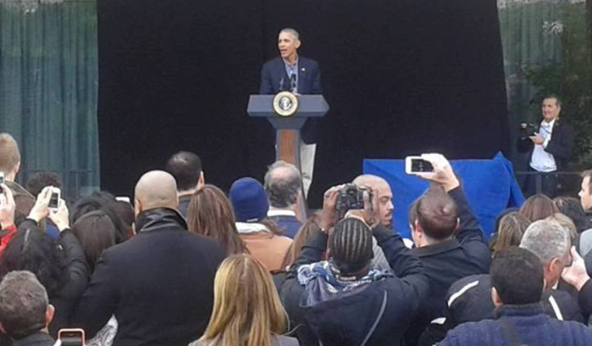 Ομιλία Ομπάμα στον Αστέρα Βουλιαγμένης