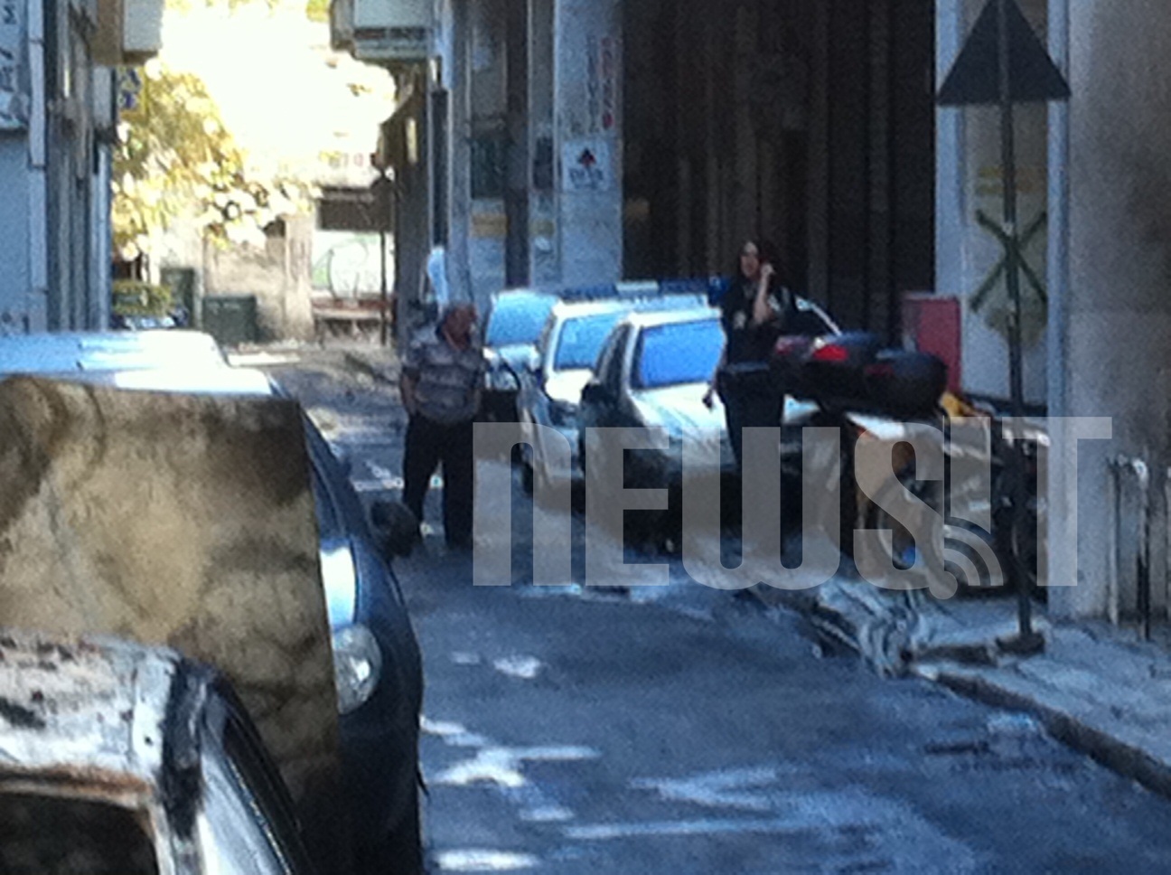 Επίθεση με μολότοφ στο Α.Τ. Ακρόπολης