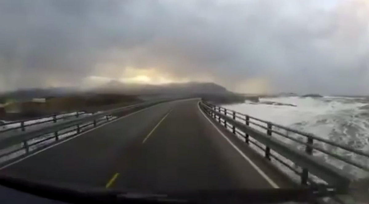 Ο δρόμος μέσα στον (Ατλαντικό) ωκεανό – Εντυπωσιακό video