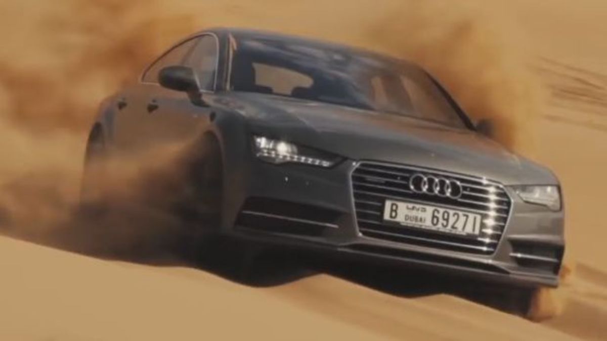 Το Audi A7 Sportback στις θίνες του Dubai (VIDEO)