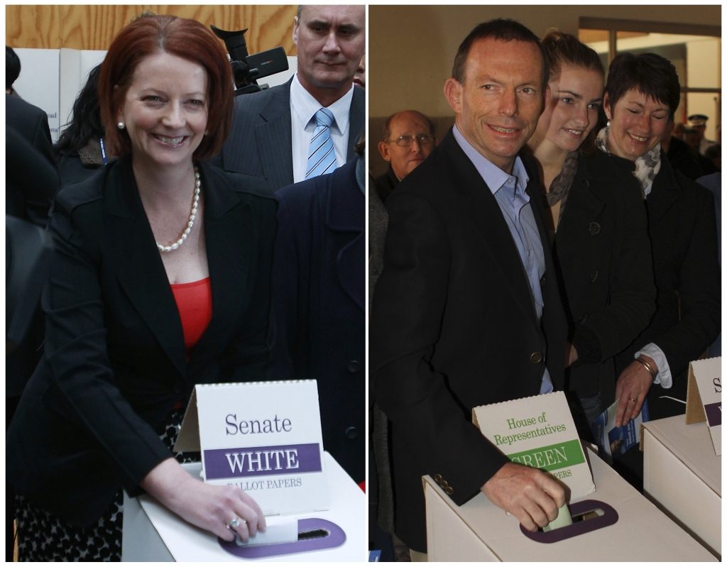 Οι δύο μονομάχοι των εκλογών. ΦΩΤΟ REUTERS