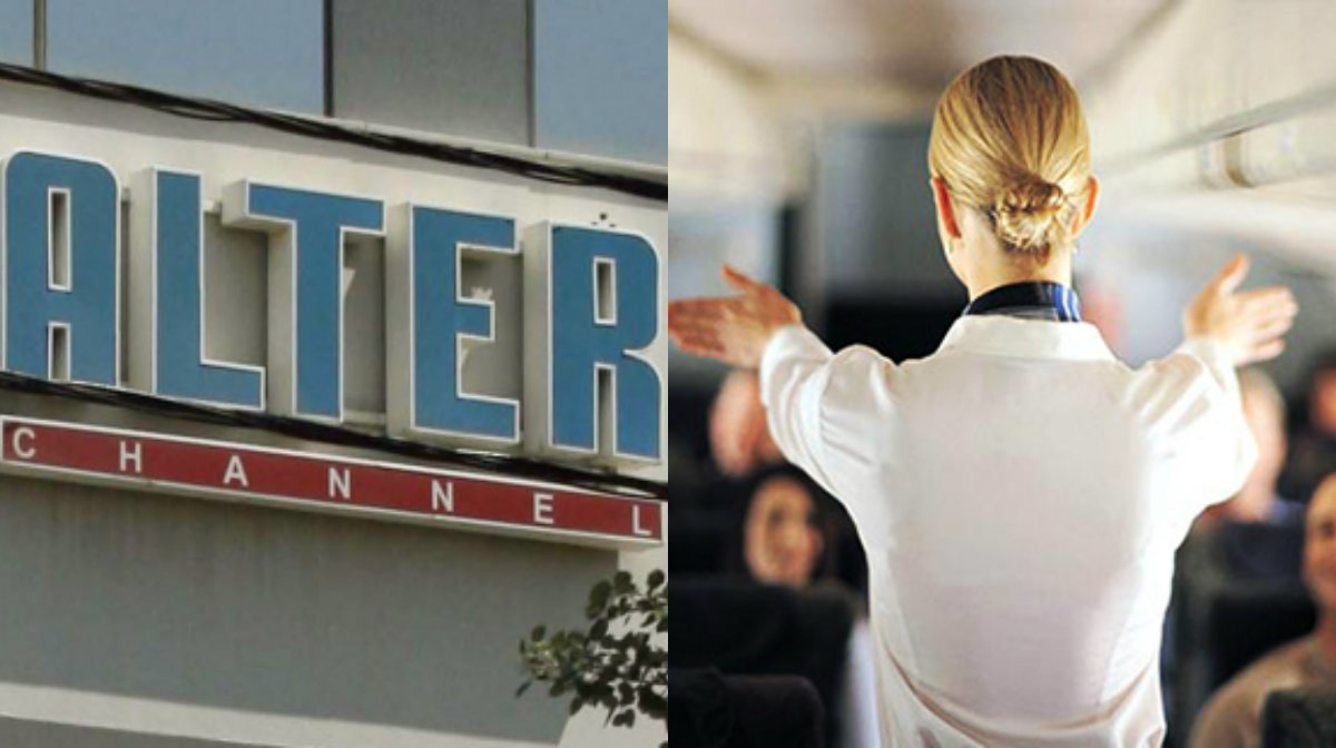 Μετά το κλείσιμο του Alter έγινε αεροσυνοδός!