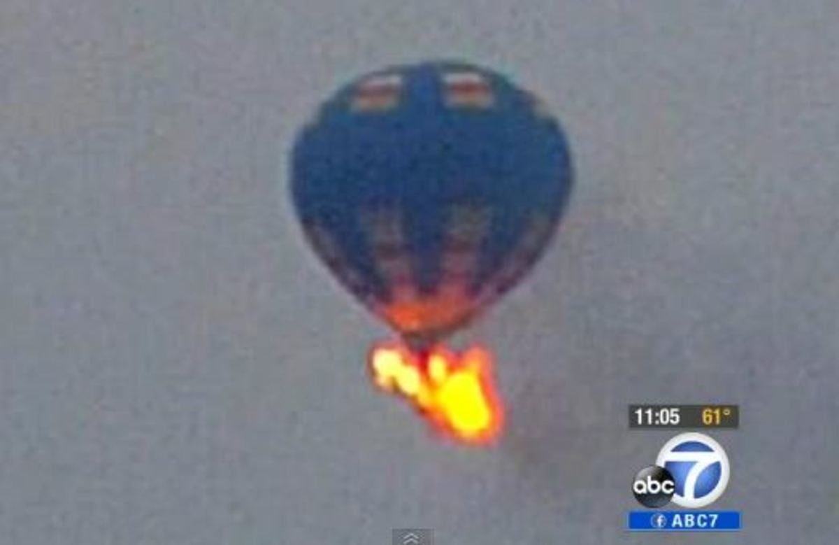 Αερόστατο πήρε φωτιά – Δύο νεκροί, ένας αγνοούμενος (ΒΙΝΤΕΟ)