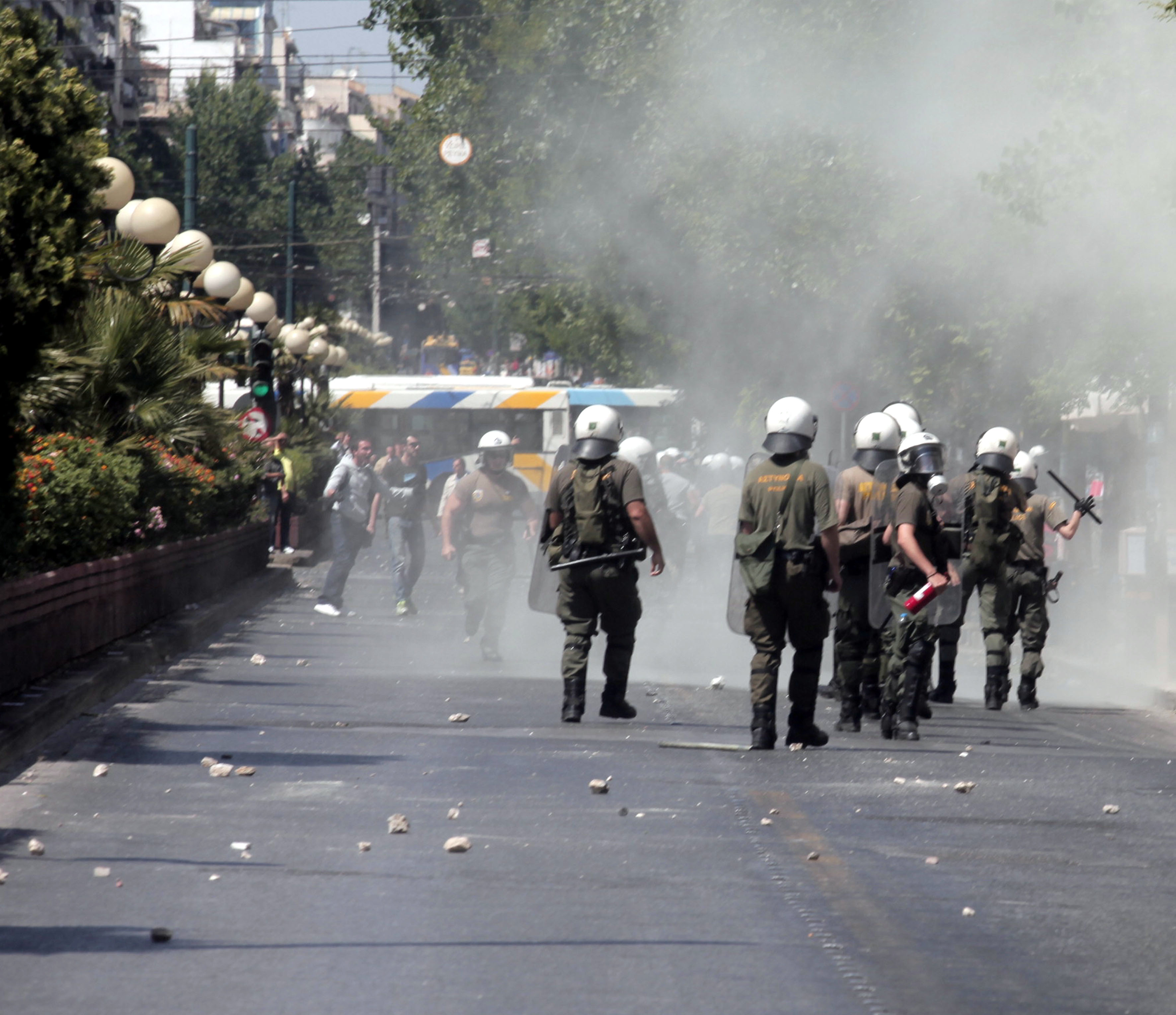Ταυτοποιήθηκαν 28 άτομα για τα επεισόδια στο κέντρο τον Φεβρουάριο