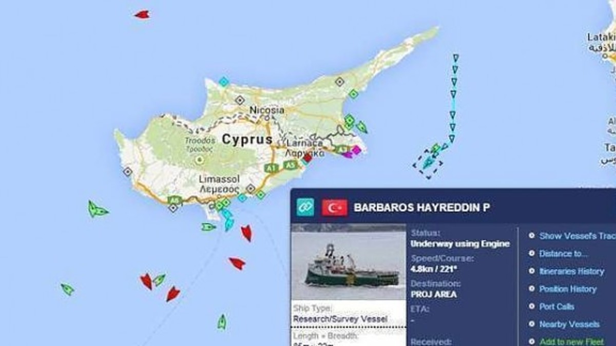 Πρόκληση χωρίς όρια! Το τουρκικό «Μπαρμπαρός» εισέβαλε και στο Οικόπεδο 2 της κυπριακής ΑΟΖ
