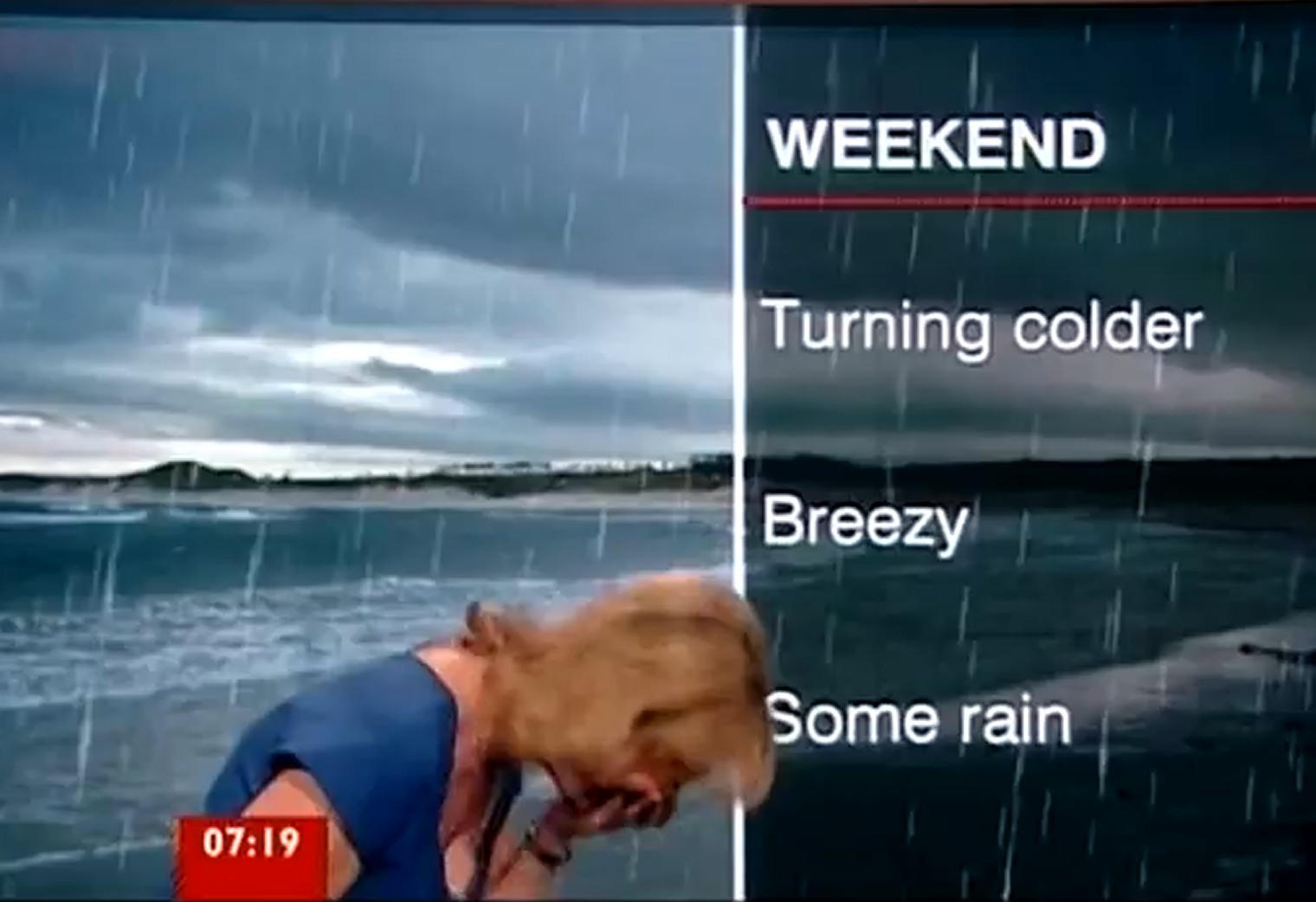 Τι έπαθε στον αέρα η διάσημη μετεωρολόγος του BBC;