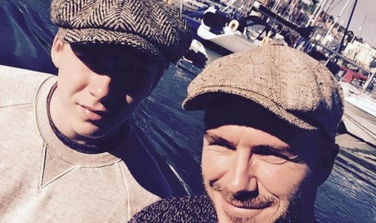 David Beckham: Για ψάρεμα με τον μεγάλο του γιο!