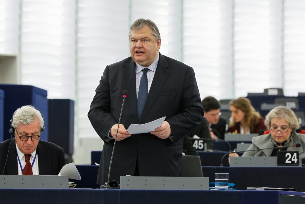 ΦΩΤΟ EUROKINISSI - O E. Βενιζέλος στο Ευρωπαϊκό Κοινοβούλιο