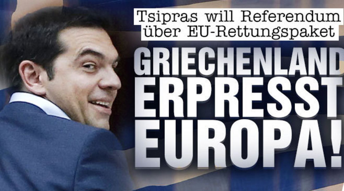 Δημοψήφισμα: “Ο Τσίπρας εκβιάζει την Ευρώπη” – Τι γράφει ο γερμανικός Τύπος