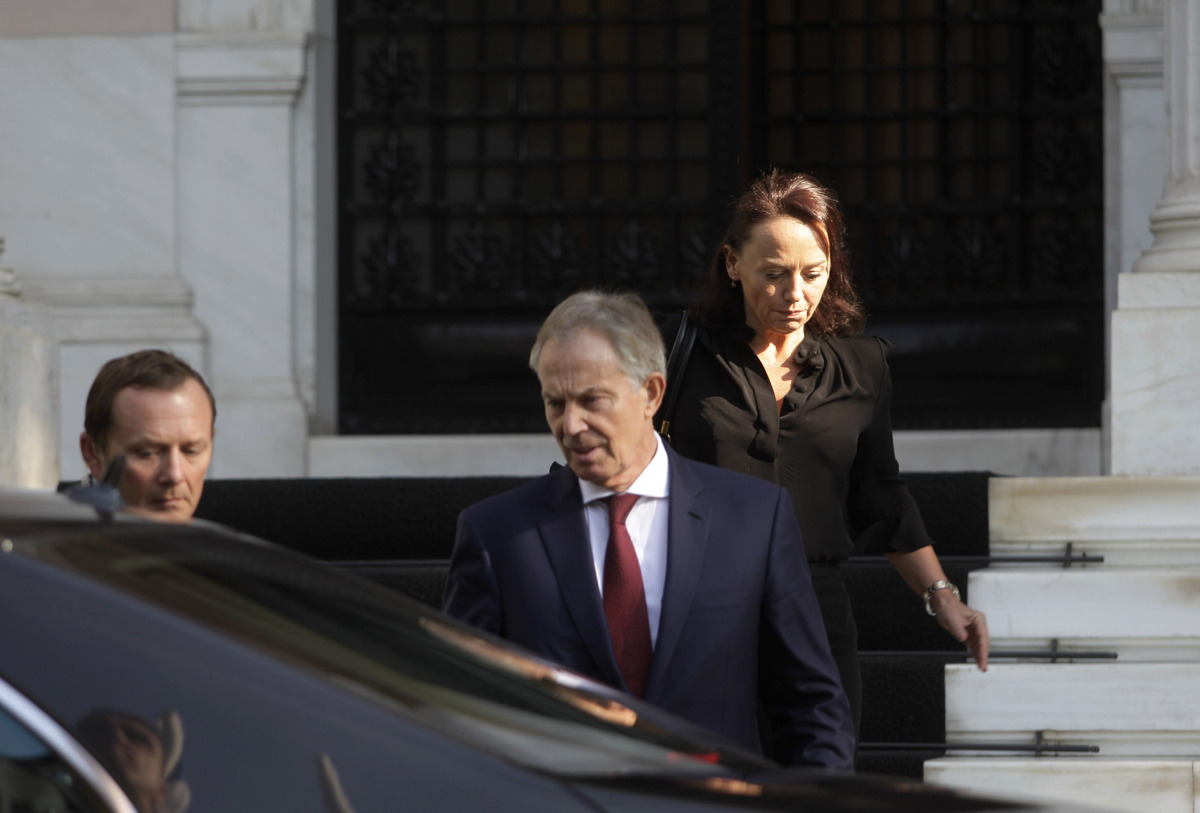 O Tόνι Μπλέρ στο Μαξίμου! ΦΩΤΟ