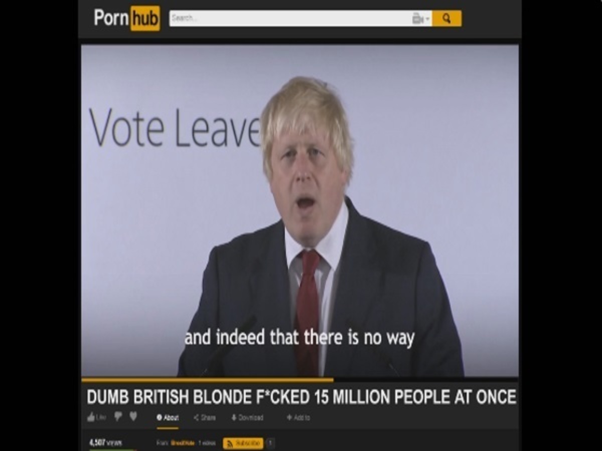Ο Boris Johnson στο… Pornhub! “Ο ηλίθιος που γαμ… 15 εκατ. κόσμο”!