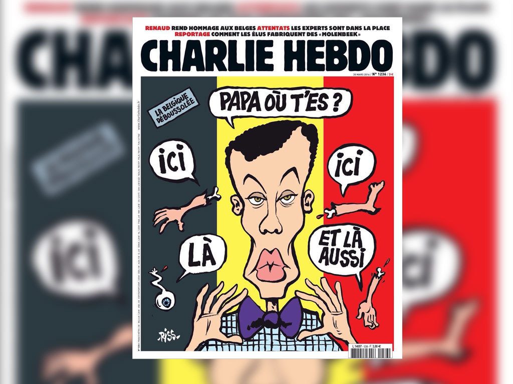 Μόνο ντροπή για το πρωτοσέλιδο του Charlie Hebdo για το μακελειό στις Βρυξέλλες