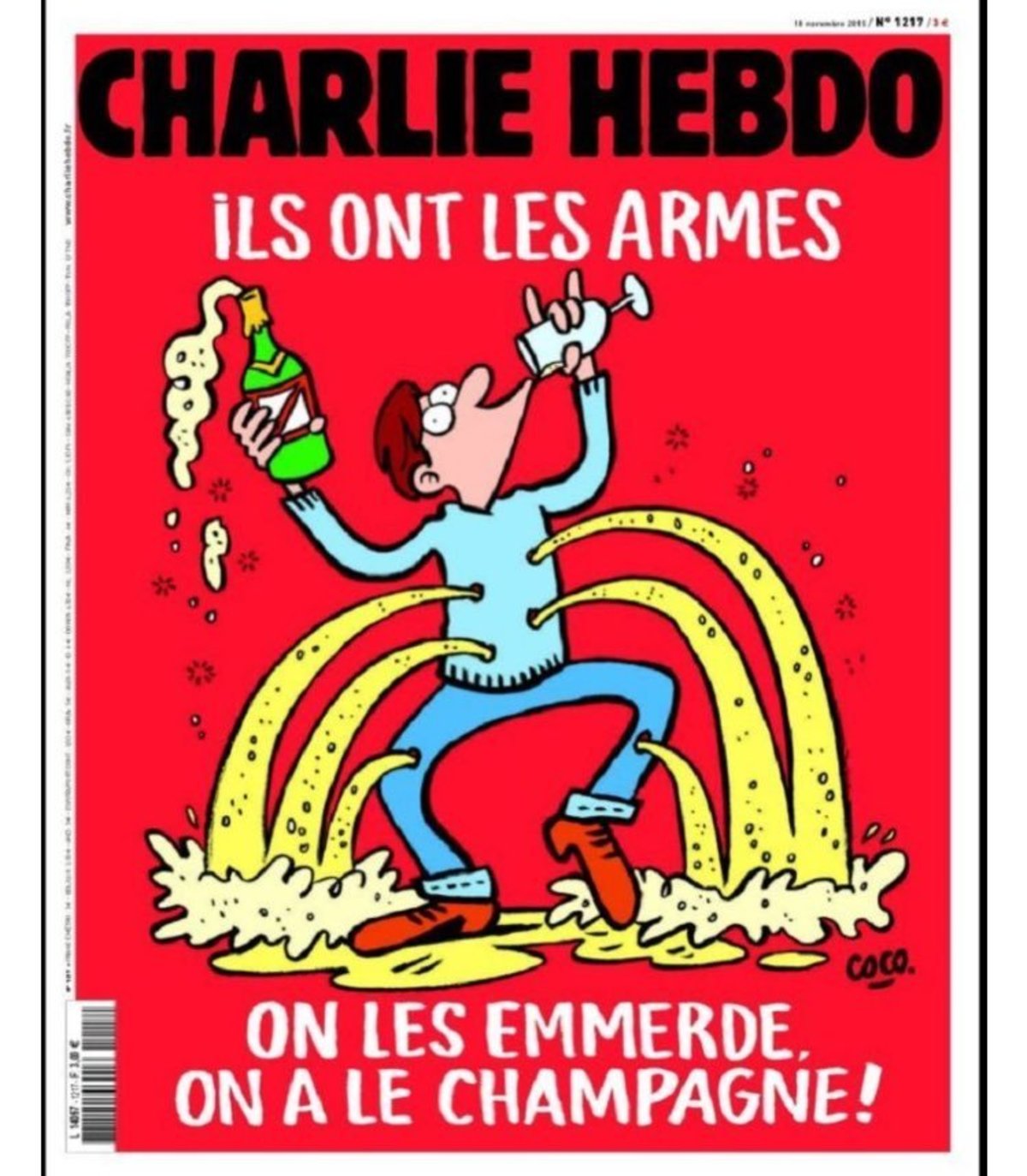 Παρίσι – Charlie Hebdo για τζιχαντιστές: “Τους έχουμε χεσμένους, έχουμε σαμπάνια”
