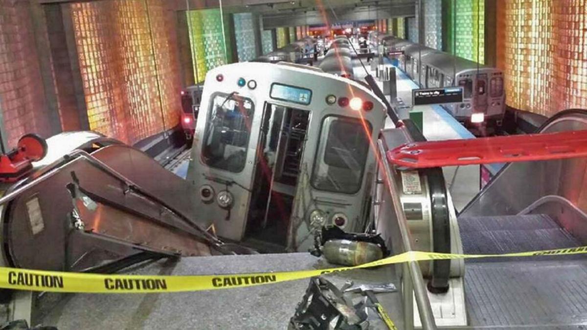 32 τραυματίες από εκτροχιασμό τρένου στο Σικάγο (ΦΩΤΟ)