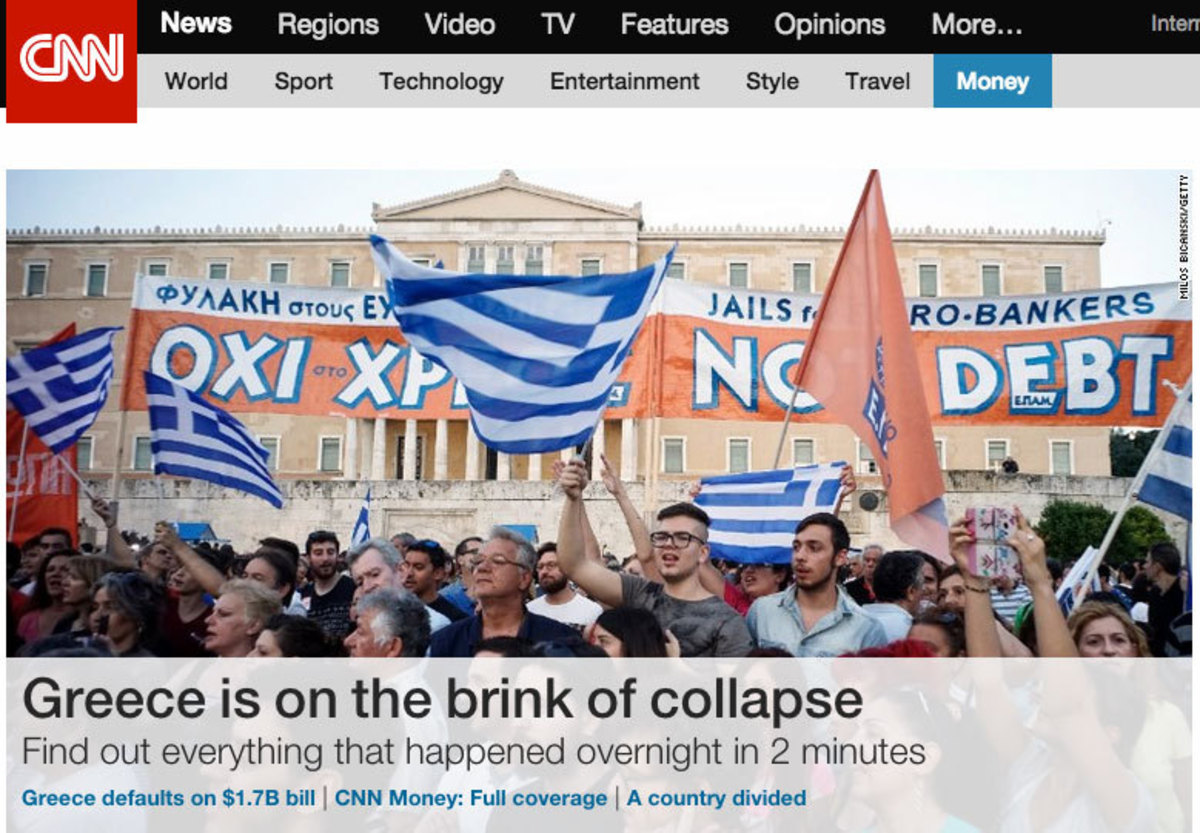CNN: Η ελληνική κρίση σε 2 λεπτά! – VIDEO