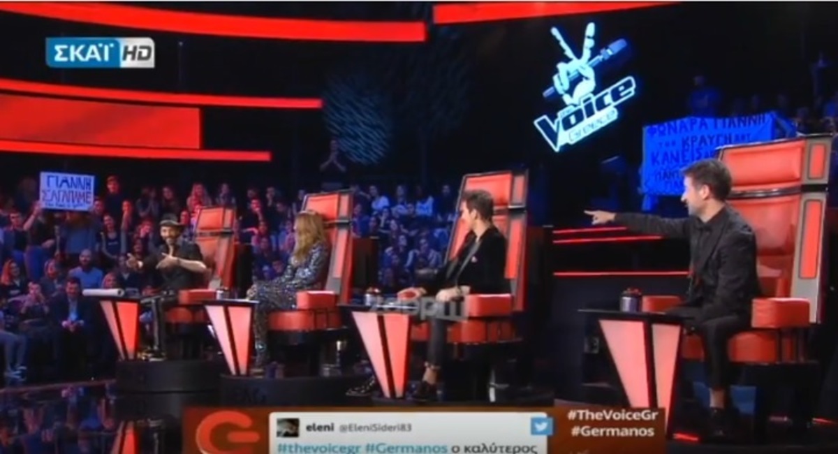 The Voice – Τελικός: Η ακατάλληλη ατάκα του Μουζουράκη! Η αντίδραση του Μαραβέγια