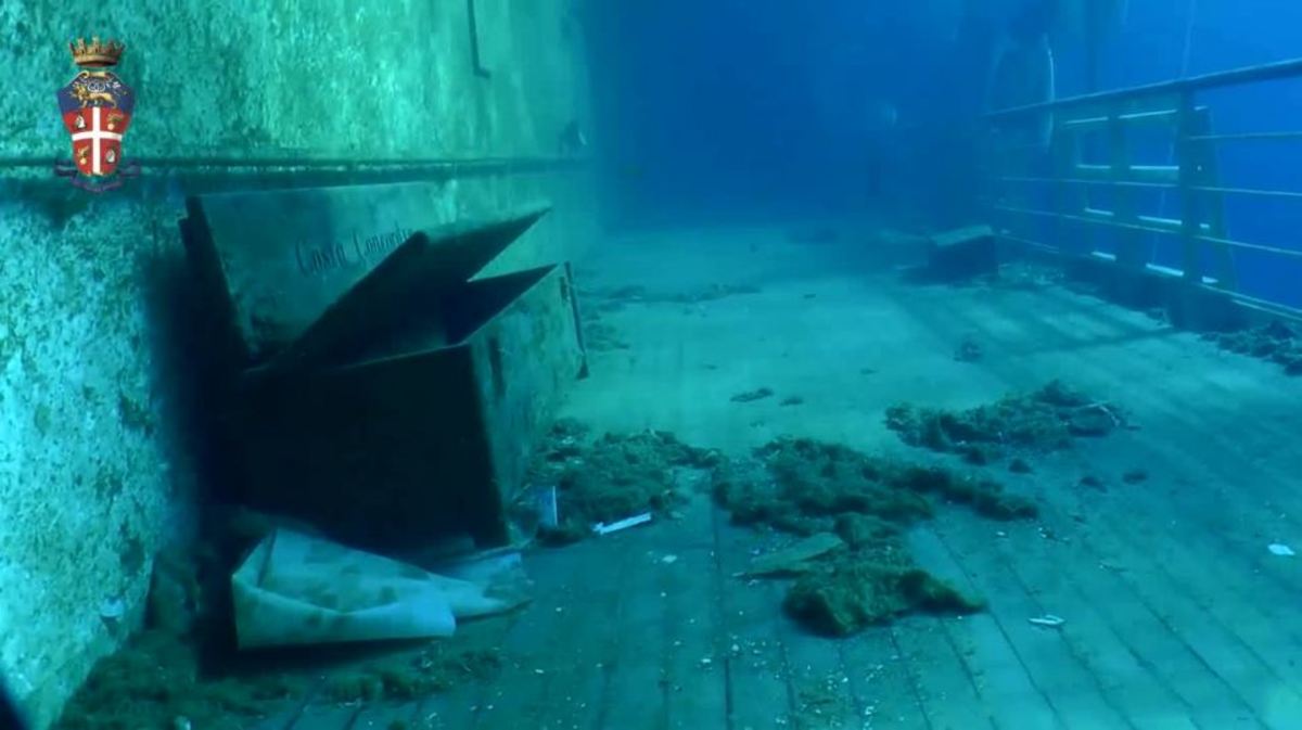 Μέσα στο “κουφάρι” του Costa Concordia – Εικόνες που κόβουν την ανάσα (ΦΩΤΟ, VIDEO)