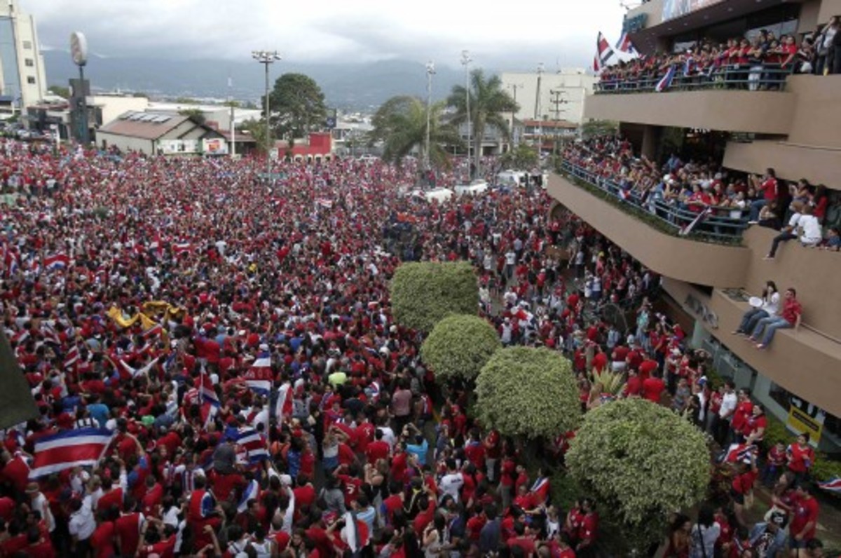 Πανηγυρισμοί Κοσταρικανών για πρόκριση