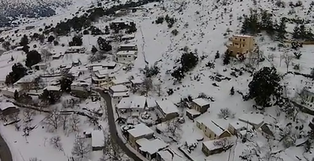 ΒΙΝΤΕΟ: Τα χιονισμένα Σφακιά, από ψηλά!