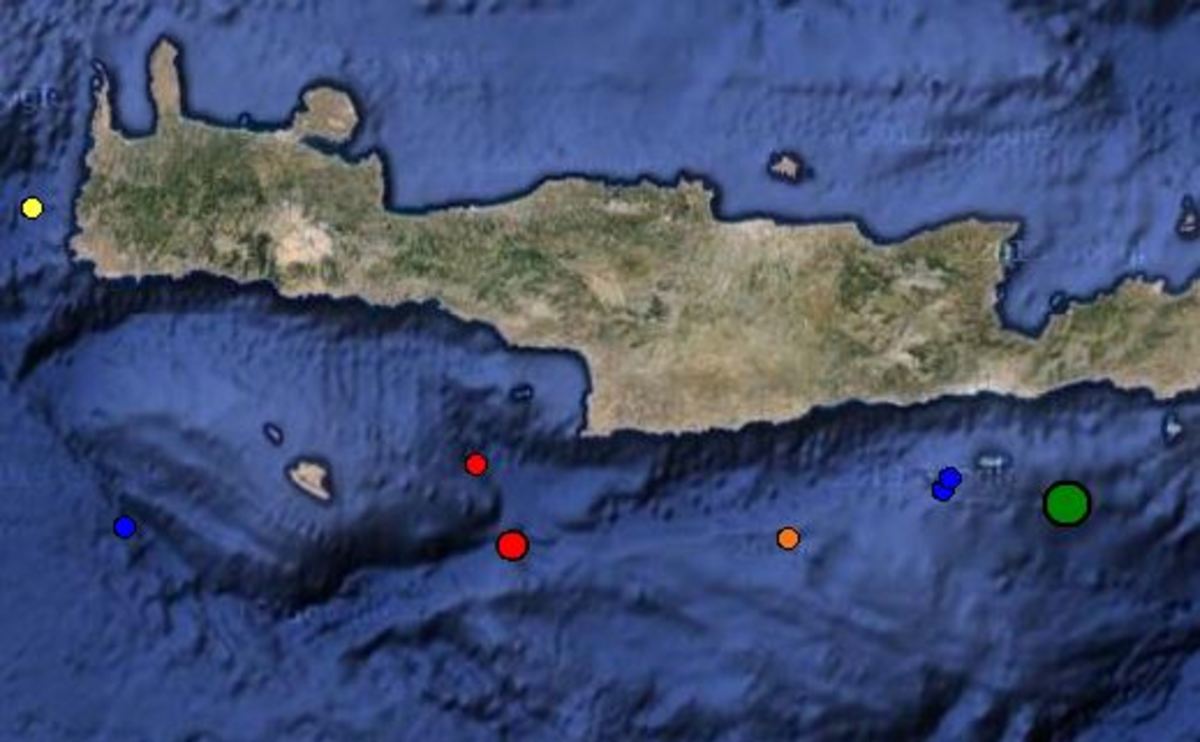 Νέος σεισμός 4.9 Ρίχτερ ταρακούνησε την Κρήτη