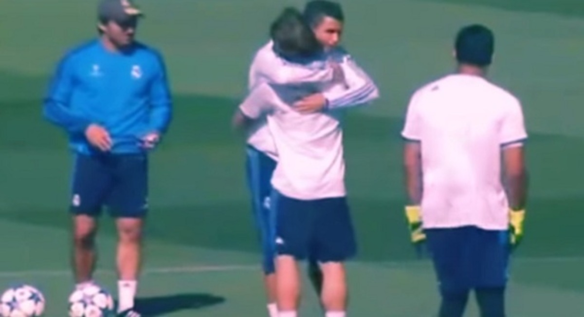 Κριστιάνο Ρονάλντο, ο… αγκαλίτσας! (VIDEO)