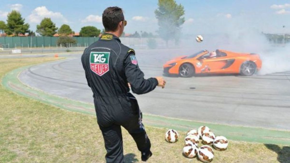 Ο Cristiano Ronaldo βάζει γκολ σε μια McLaren 650S (VIDEO)