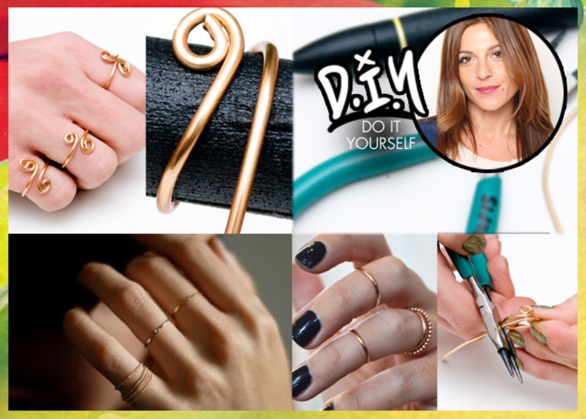 Tα skinny rings είναι τάση και η Πόπη Αναστούλη σου δείχνει πως να φτιάξεις ένα μόνη σου!