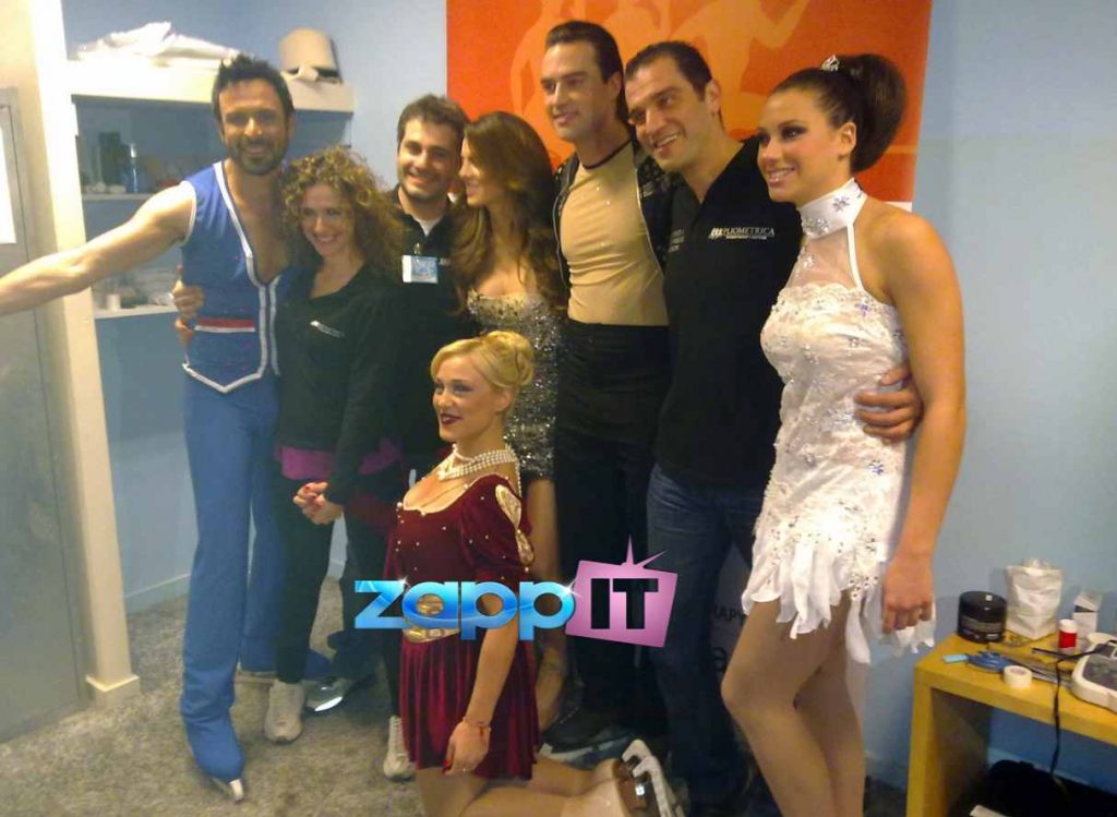 To zappIT  στα παρασκήνια του τελικού του “Dancing on ice”!