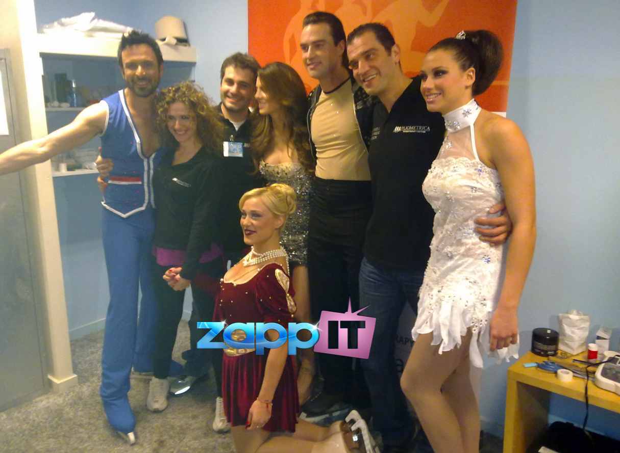 To zappIT  στα παρασκήνια του τελικού του “Dancing on ice”!